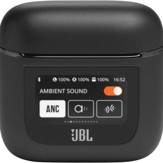 JBL Tour Pro 2 (Black) – True Wireless Noise Cancelling Earbuds. Small