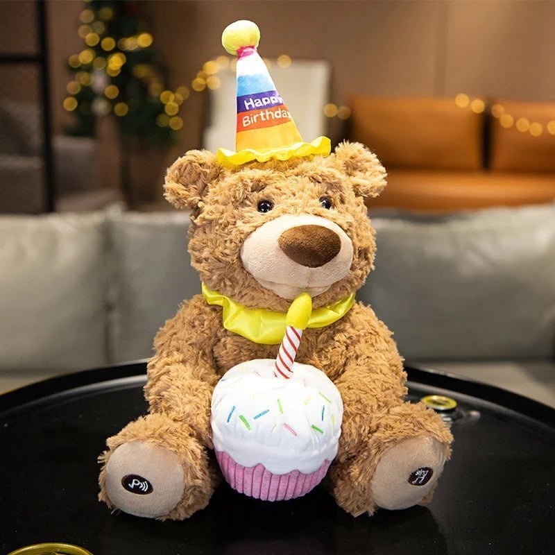 🎁🎁(Hot Sale 49% OFF)Teddy bear that can sing birthday song and recordable🎁🎁（Buy 2 Free Shipping)