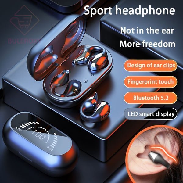 🎁🎁🎁New Year Promotion 49% OFF🎁 Wireless Ear Clip Bone Conduction Headphones🎧（Buy More Save More!&Buy 2 Free Shipping)